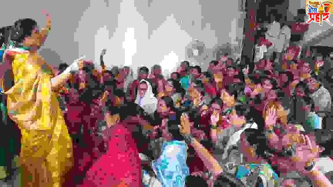 गोरगरिबांच्या देवदूताला पाठबळ द्या : सौ. नबिला मुश्रीफ : हळदी-कुंकूच्या माध्यमातून साधला माता भगिनींशी संवाद