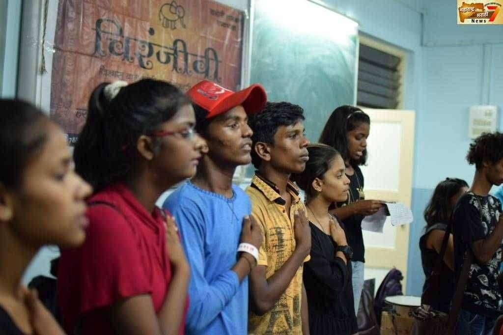 चिरंजीवीं संघटने तर्फे कल्याण मध्ये फटाके मुक्त दिवाळी साजरी करण्याची चिमूकल्यानी घेतली शपथ .......