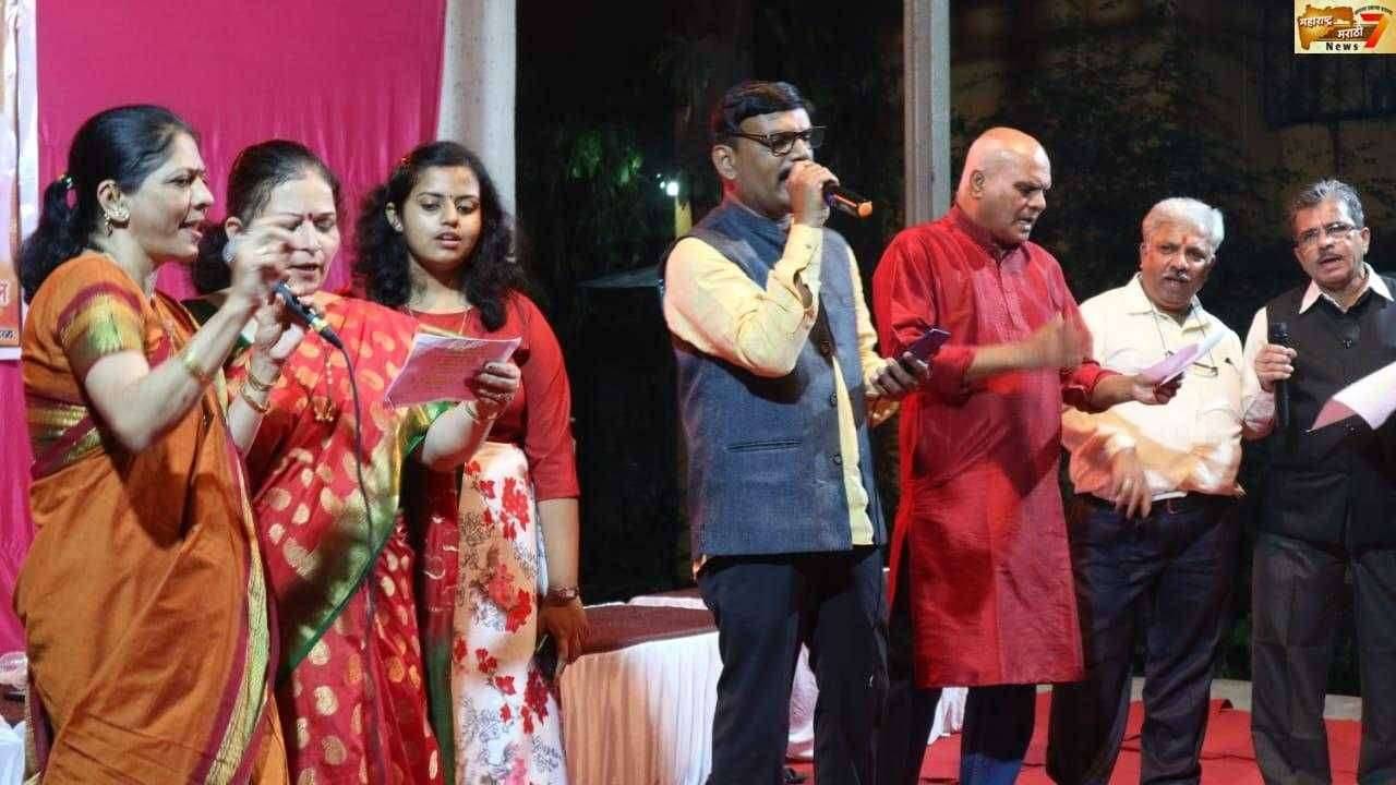 कल्याण आधारवाडी येथे रंगला दिवाळी संध्या कार्यक्रम