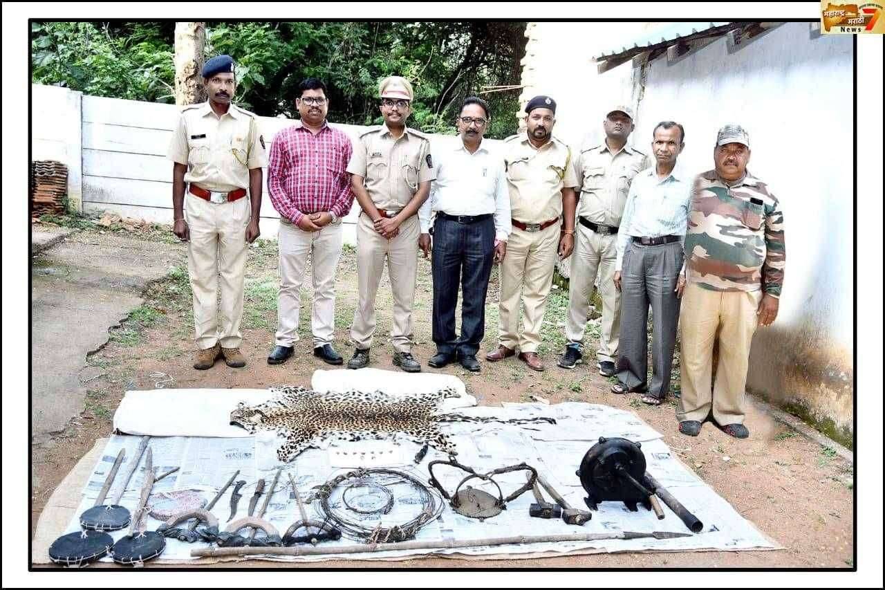 वन्य प्राण्यांची शिकार करणारी आंतरराज्यीय टाेळी गजाआड