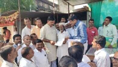 पाचोरा भडगाव तालुक्यातील अतिवृष्टी ग्रस्त शेतकऱ्यांच्या नुकसानीची खासदार उन्मेश दादा पाटील यांनी केली पाहणी..