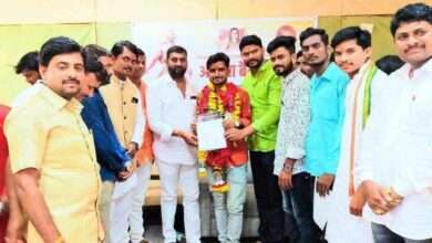 उप-जिल्हाध्यक्ष पदी महेश शामराव जाधव यांची निवड