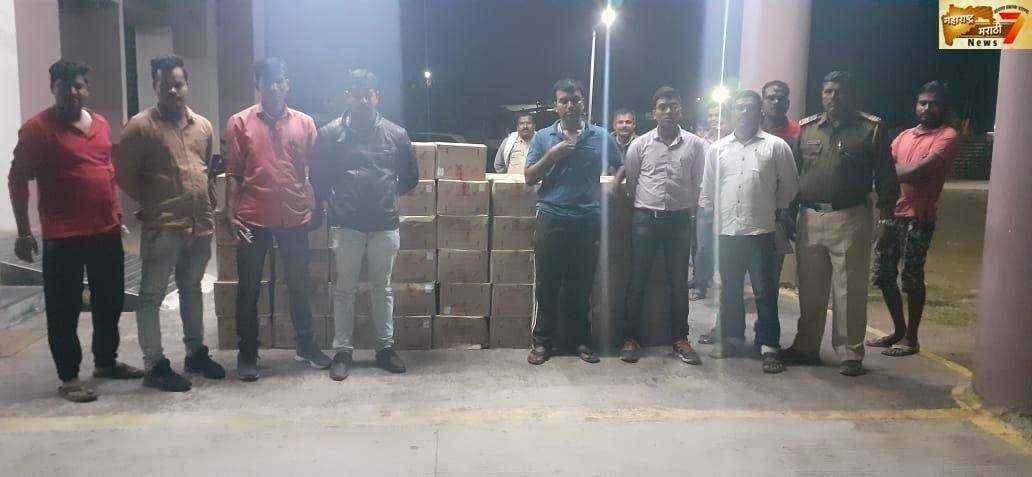 देशी दारुसह २० लाख ९० हजाराचा मूद्देमाल जप्त दारुबंदी पथकातील चिमुर पोलीसांची धाडसी कार्यवाही