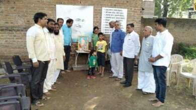 स्व इंदिरा गांधी यांच्या जयंतीनिमित्त अभिवादन