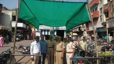 सुभाष चौक पोलीस चौकीचे  सुशोभीकरण