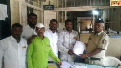 आटपाडी मध्ये 'तानाजी ' चित्रपट प्रदर्शित न होणे बाबत संभाजी ब्रिगेड तर्फ निवेदन सादर