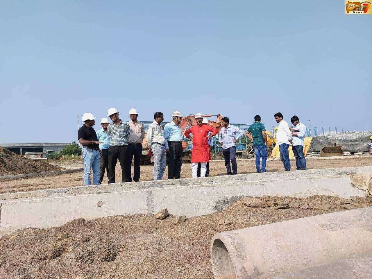 पेट्रोलियम आणि नॅचरल गॅस स्टँडिंग केंद्रीय कमिटी सदस्य खासदार उन्मेष दादा पाटील यांनी दिली इंडियन ऑइलच्या पानेवाडी युनिटला भेट