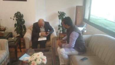 जळगाव विमानसेवा लवकरच सुरळीत होणार खासदार उन्मेश दादा पाटील यांनी घेतली केंद्रीय प्रधान सचिवांची भेट