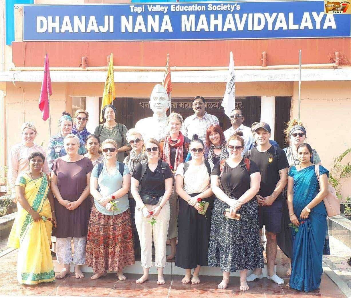 महिला सक्षमीकरणात धनाजी नाना महाविद्यालयाचे भरीव कार्य - प्रा ऍने (ऑस्ट्रेलिया)