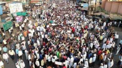 फैजपुरात नागरिकता एनसीआर विरोधात प्रांत कार्यालयावर मुस्लिम समाजाच्या मोर्चा शांततेत