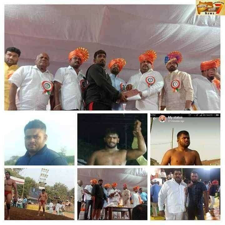 राज्यस्तरीय कुस्ती स्पर्धेसाठी पै. आकाराम कोळेकर यांची निवड