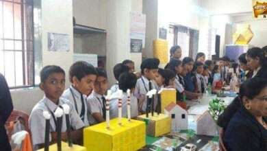 पडघा टी. ए. पाटील  इंग्रजी शाळेचा विज्ञान प्रदर्शन मोठया उत्साहात 