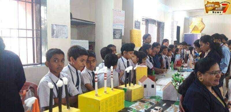 पडघा टी. ए. पाटील  इंग्रजी शाळेचा विज्ञान प्रदर्शन मोठया उत्साहात 