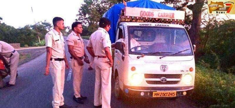 मारवड पोलिसांची नाकाबंदी मोहीम,43 वाहनांची कसून तपासणी