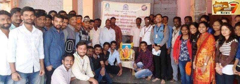 स्वेरी अभियांत्रिकीचे रांझणीत संस्कार शिबीर सुरु