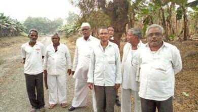 उटखेडा कळमोदा रस्त्याचे काम निष्कृष्ट दर्जा चे परिसरातील शेतकऱ्यांनी व्यक्त केला संताप....