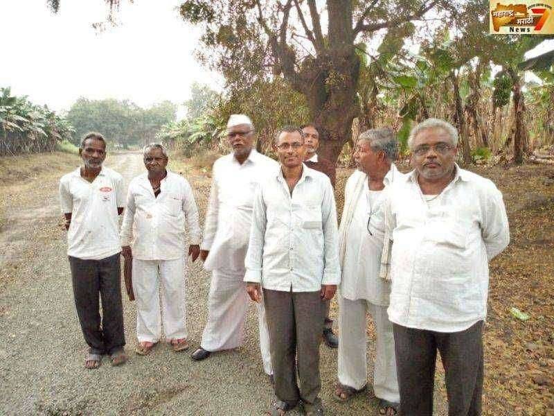 उटखेडा कळमोदा रस्त्याचे काम निष्कृष्ट दर्जा चे परिसरातील शेतकऱ्यांनी व्यक्त केला संताप....