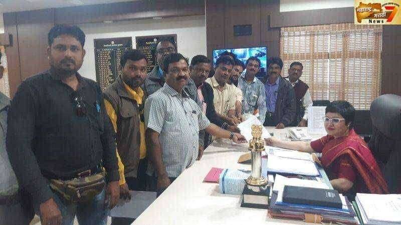 पत्रकार हल्ल्याप्रकरणी फटाका मालकाला अटक करा खामगाव पत्रकार संघाची माग