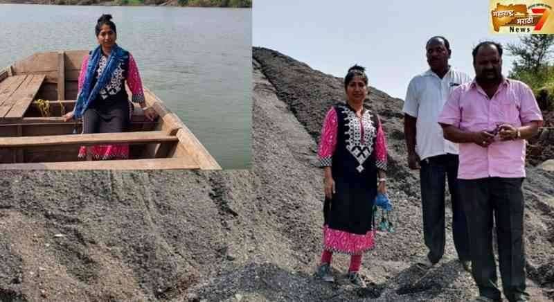 पंढरपूरच्या तहसिलदार डॉ.वैशाली वाघमारे यांचा वाळु माफियांना दणका!