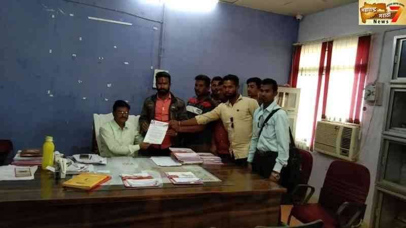 चिमूर तालुक्यातील अवैधरित्या रेती तस्करीच्या व्यवसायावर आळा घालावा युवक काँग्रेस तालुका ची मागणी