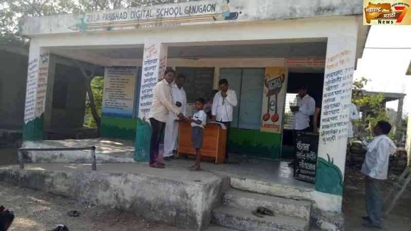 गंजगाव ग्रामपंचायत कार्यालयात प्रजासत्ताक दिन साजरा.