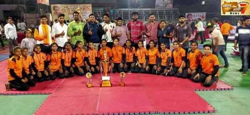ओपन राज्यस्तरीय बाळासाहेब ठाकरे चषक महिला, कबड्डी स्पर्धेमध्ये सलग दुसऱ्या वेळी स्वामी स्पोर्ट्स क्लब चा विजयी रथ कायम
