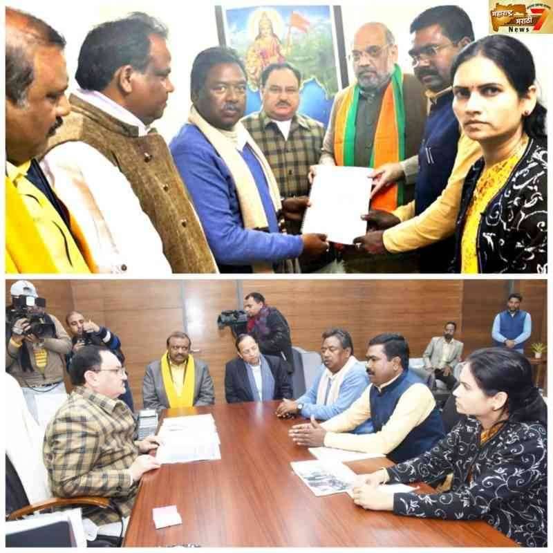 झारखंडच्या बुरुगेलिकेरा हत्याकांडाचा अहवाल केंद्रीय गृहमंत्री व राष्ट्रीय अध्यक्ष यांचेकडे सुपूर्त - खा.डॉ.भारती पवार