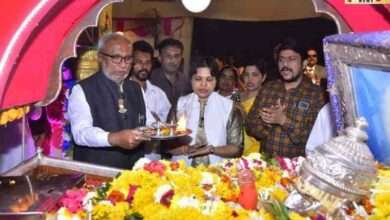 स्वामी समर्थांच्या जयघोषात वालचंदनगरीत पालखी सोहळ्याचे आगमन