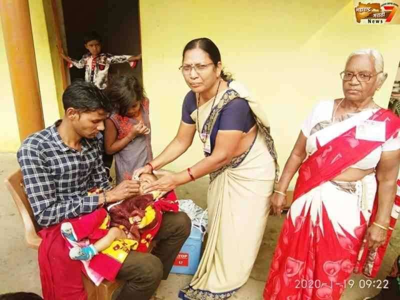 चांपा_येथे_प्लस_पोलिओ_लसीकरण पोलिओ_रविवार