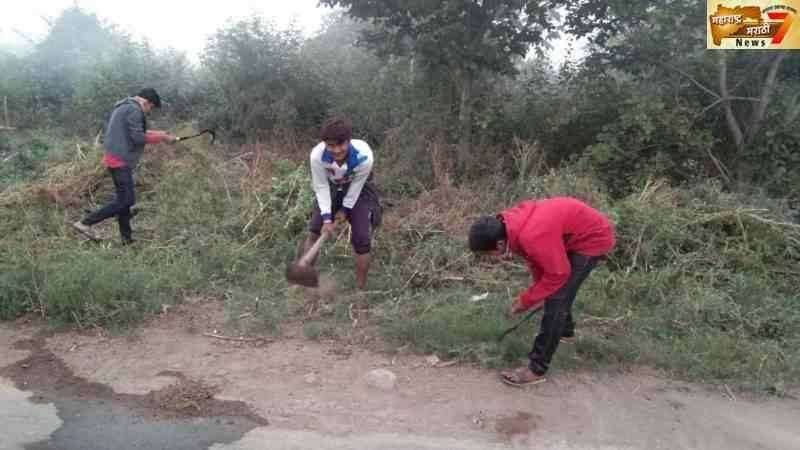 वरूड जहागीर येथील संत सेवालाल नगरीच्या तरूणानी गाव ते तांडा साफ सफाईचा घेतला वसा.