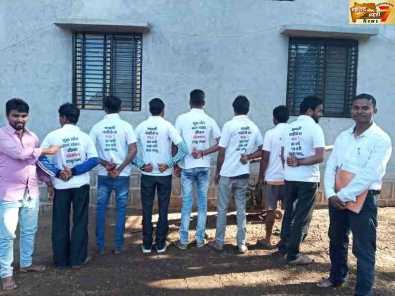 प्रजासत्ताक दिनानिमित्त पर्यावरण मित्र बहुउद्देशीय संस्थेच्या शाखा नंदुरबार जिल्हा टिमच्या वतीने T शर्ट व वृक्ष वाटप