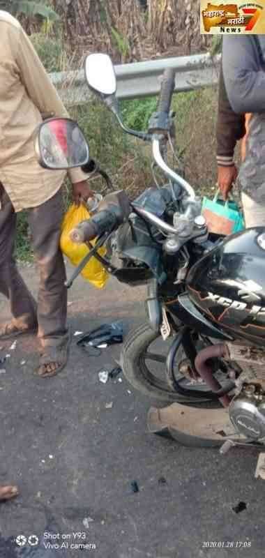 मोठा वाघोद्या जवळ काल झालेल्या अपघातातील मोटर सायकलस्वाराचा मृत्यू