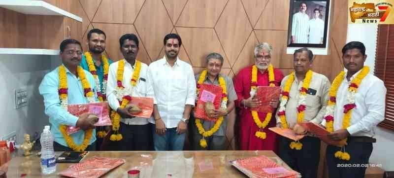 मयुरसिंह पाटील यांच्या हस्ते पत्रकार संघाच्या पदाधिका-यांचा सत्कार