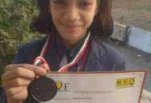 नँशनल आँलीम्पँड परीक्षेत शिवाणी सावळे चे यश...