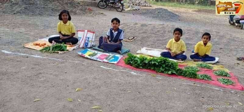 वनगळी गावात पार पडला बालआनंदी बाजार