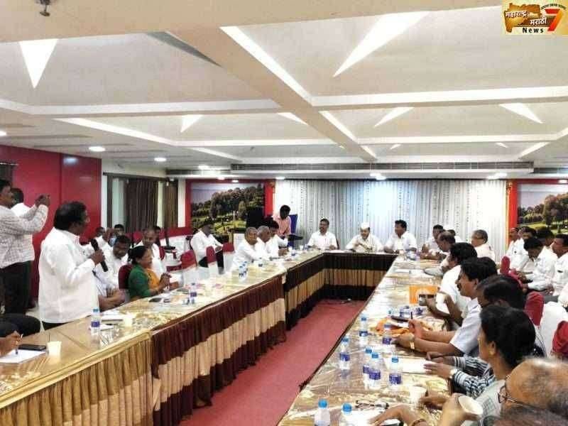 ठाणे येथे आदिवासी विकासा बदल राज्य स्तरीय बैठक