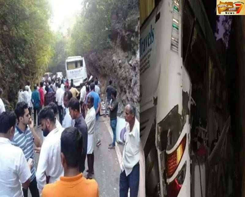 Breaking News... कर्नाटकात मोठा बस अपघात, बस डोंगराला धडकली, 9 लोक ठार, अनेक जखमी