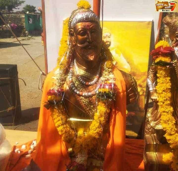 आनंदवाडी येथे सार्वजनिक शिवजयंती उत्साहात साजरी