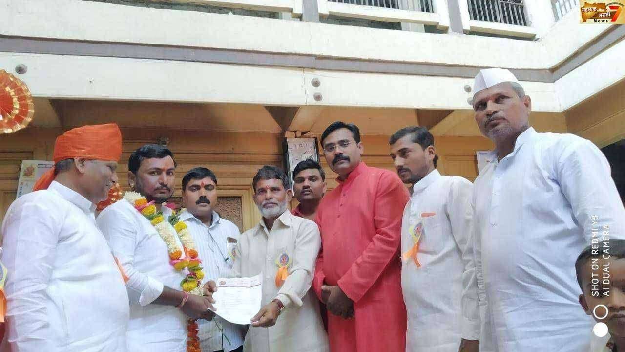 पंढरपूर तालुका परीट समाजाच्या तालुकाध्यक्षापदी गणेश ननवरे यांची निवड