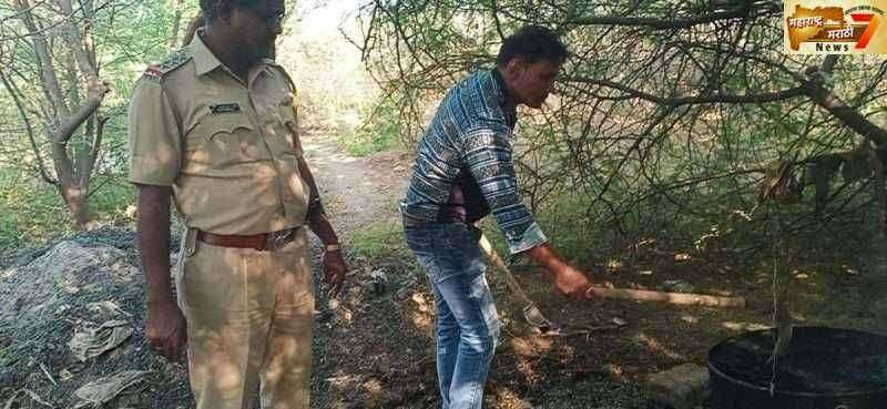 मारवड पोलीस स्टेशन हद्दीतील जैत पीर येथे गावठी दारू अड्ड्यावर छापा
