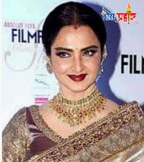 ?️ बॉलिवूड.... कोणाच्या नावाचा भांगात कुंकू भरतात फिल्म अभिनेत्री  रेखा