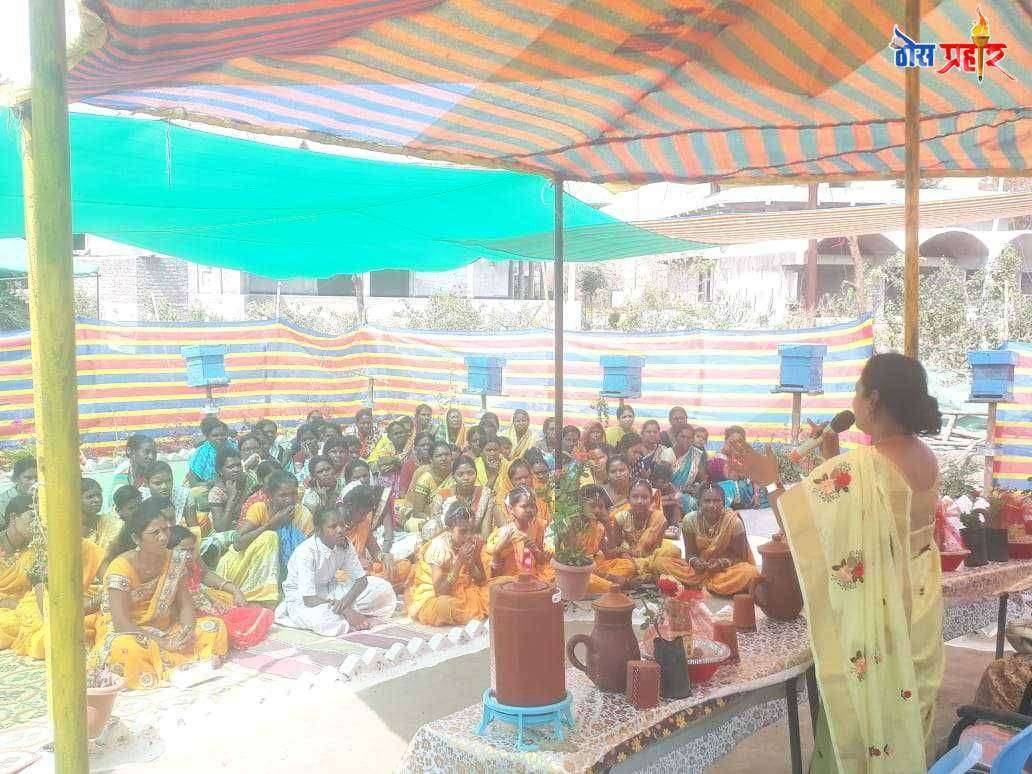 निर्मिती उपजीविका केअर द्वारा चापर्डा येथे महिला मेळावा संपन्न...