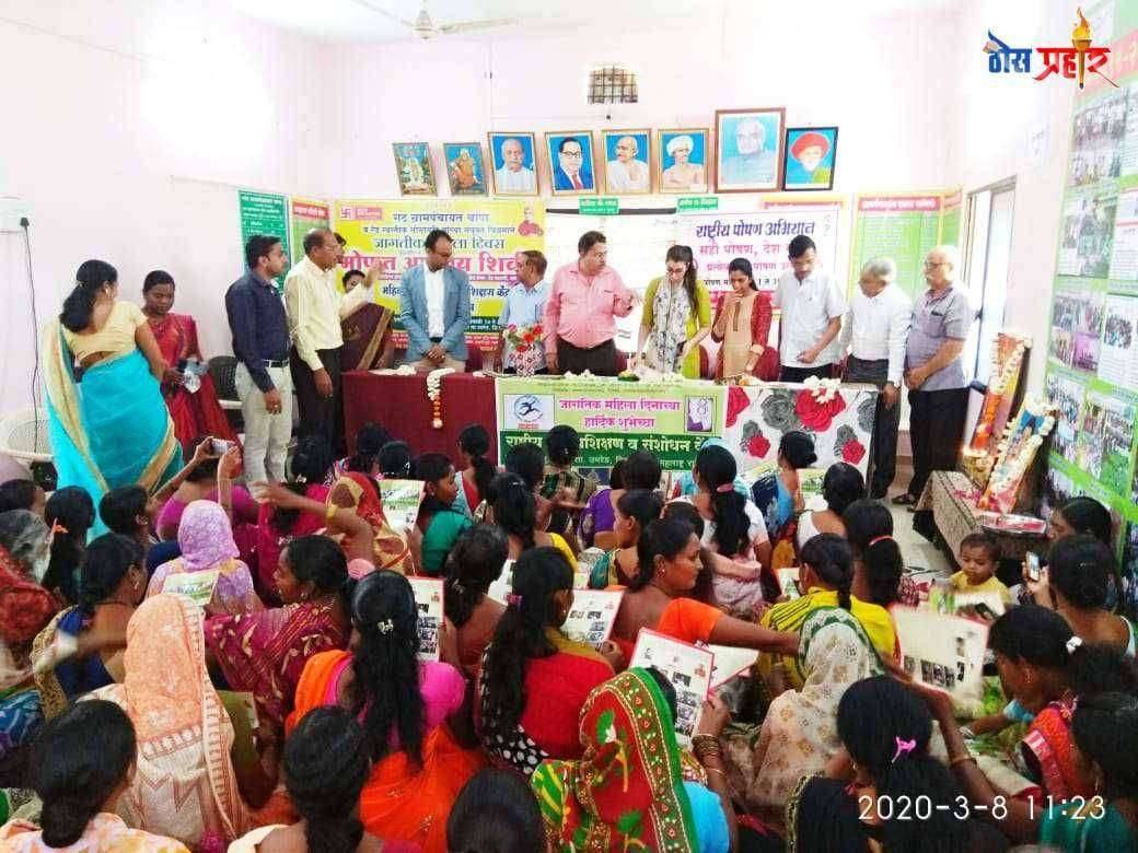 चांपा येथे जागतिक महिला दिनानिमित्त आरोग्य तपासणी व मार्गदर्शन शिबिर संपन्न