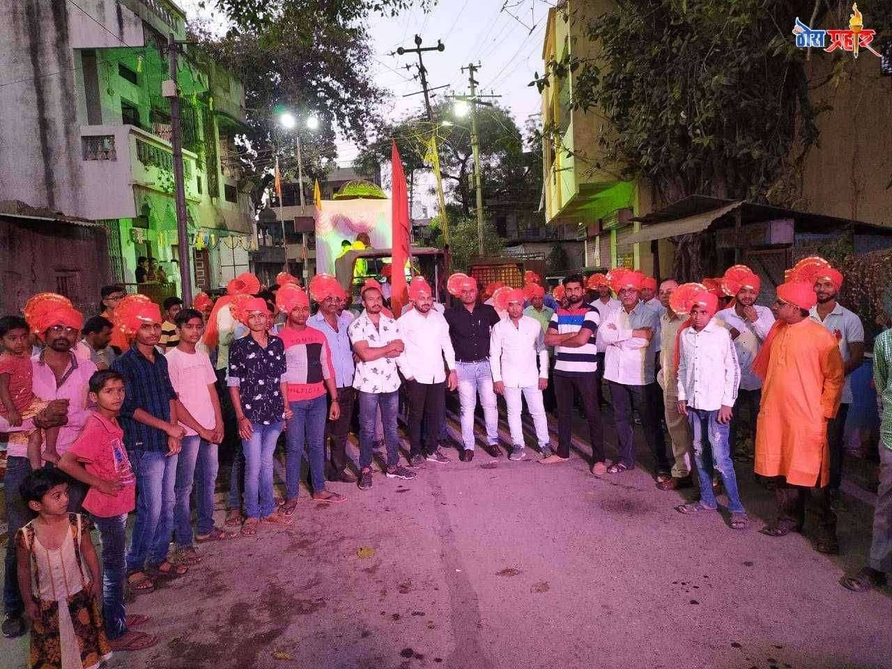 सावदा येथे शिवजयंती उत्साहात साजरी...!