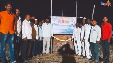 कन्हेर येथे दलित महासंघाच्या शाखेचे उद्घाटन