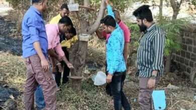 ?प्रेरणादायी...साथ प्रतिष्ठान वतीने निसर्गाचा समतोल राखण्यासाठी पशुपक्षांसाठी खाद्य व पानवठे बांधून नैसर्गिक रंगाची उधळण करीत केली रंगपंचमी साजरी...