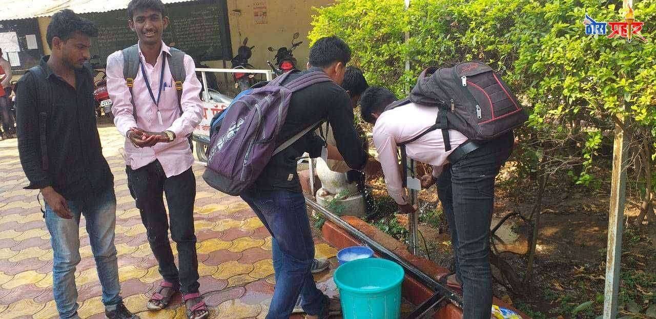 कोरोना" पार्श्वभूमीवर इंदापूर महाविद्यालयाचा आगळावेगळा उपक्रम.