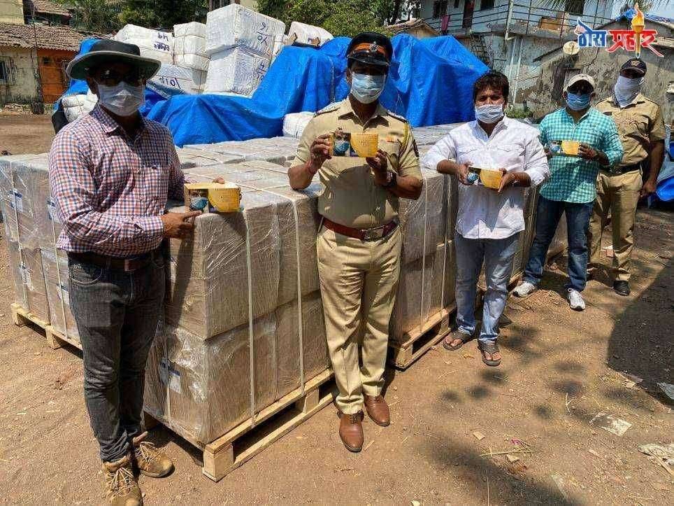 ?️ Big Breaking पोलिसांनी जप्त केले एक कोटी रु 4 लाख  मास्क