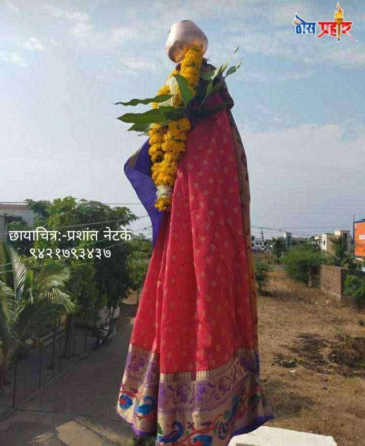 गुढी पाडवा सणावर कोरोनाचे सावट कोरोनाच्या पार्श्वभूमीवर औसेकरांचा गुढीपाडवा साध्या पध्दतीनेच साजरा