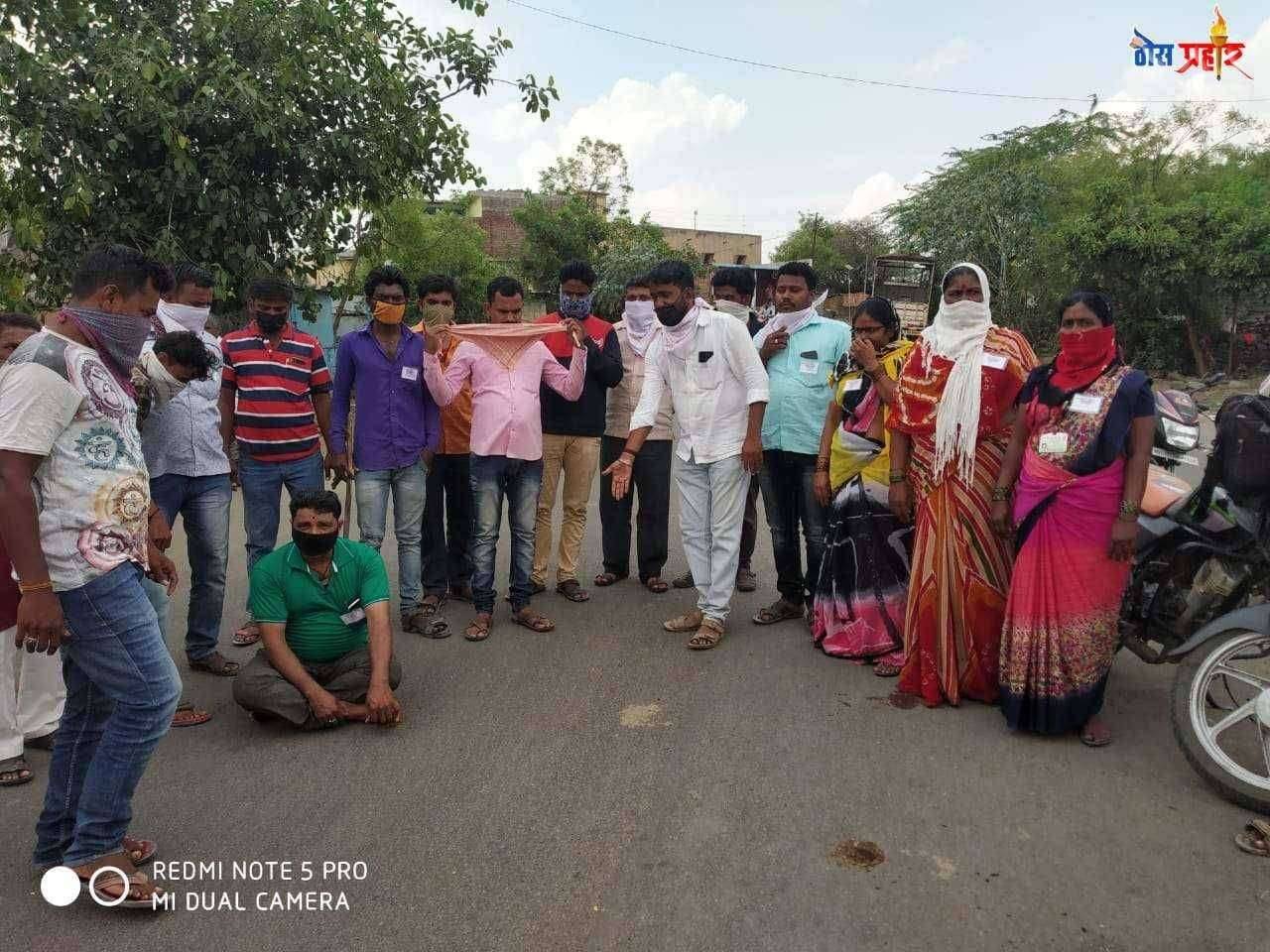 ग्राम सुरक्षा रक्षक दलाची स्थापना करून जमाबंदी १०० टक्के यशस्वी.!